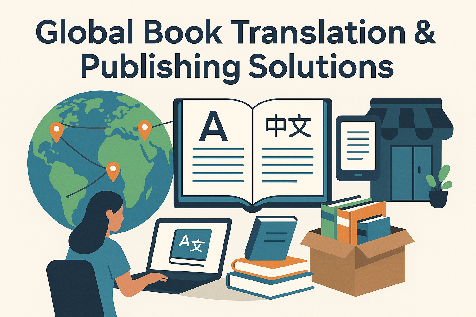 Multilingual On-Demand Publishing illustration